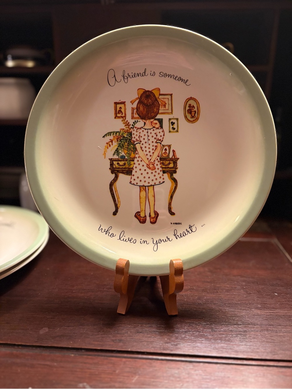 1972 Vintage Holly Hobbie Collector's Edition Decorative Plate